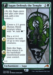 Jugan Defends the Temple // Remnant of the Rising Star [Kamigawa: Neon Dynasty Prerelease Promos] | Good Games Cannington