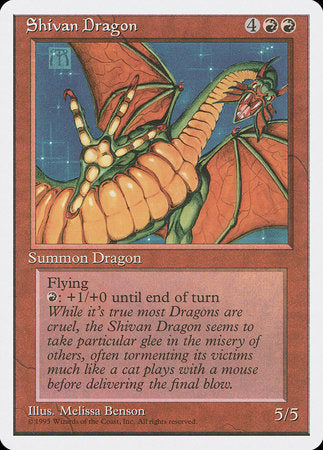 Shivan Dragon [Fourth Edition] | Good Games Cannington