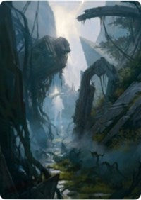 Swamp 2 Art Card [Zendikar Rising Art Series] | Good Games Cannington