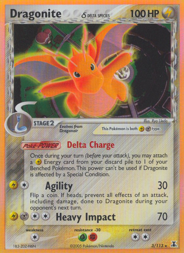 Dragonite (3/113) (Delta Species) [EX: Delta Species] | Good Games Cannington