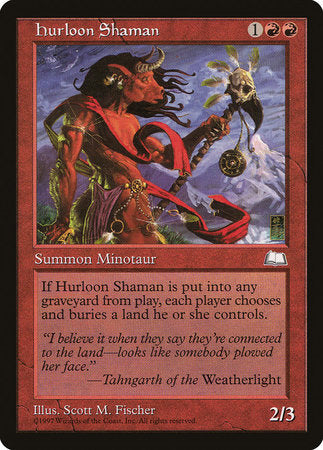 Hurloon Shaman [Weatherlight] | Good Games Cannington