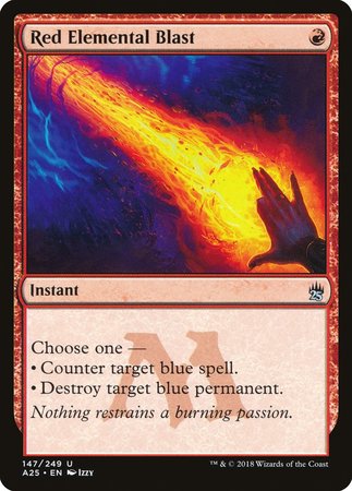 Red Elemental Blast [Masters 25] | Good Games Cannington