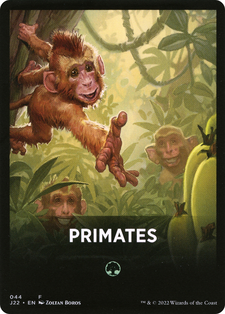 Primates Theme Card [Jumpstart 2022 Front Cards] | Good Games Cannington