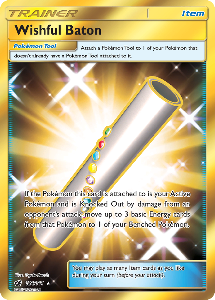 Wishful Baton (121/111) [Sun & Moon: Crimson Invasion] | Good Games Cannington