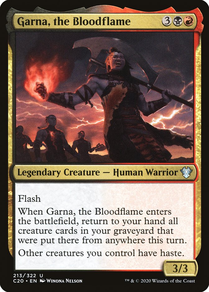Garna, the Bloodflame [Commander 2020] | Good Games Cannington