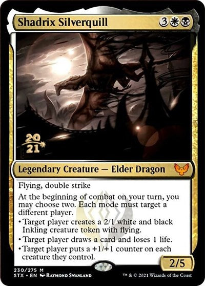 Shadrix Silverquill [Strixhaven: School of Mages Prerelease Promos] | Good Games Cannington