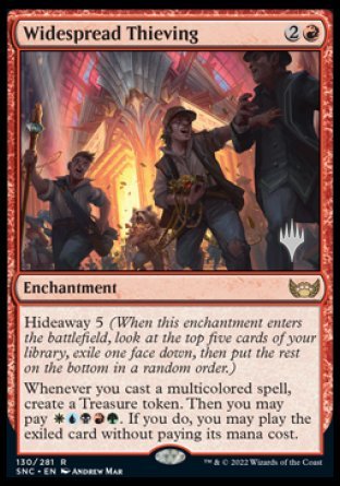 Widespread Thieving (Promo Pack) [Streets of New Capenna Promos] | Good Games Cannington