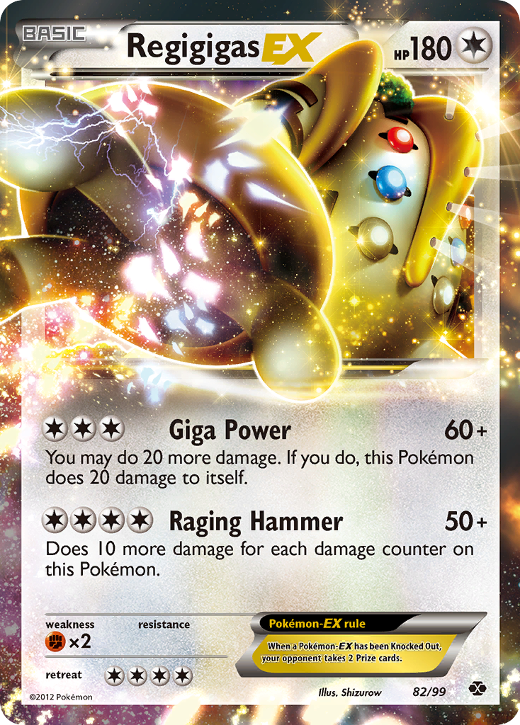 Regigigas EX (82/99) [Black & White: Next Destinies] | Good Games Cannington