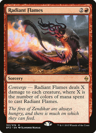 Radiant Flames [Battle for Zendikar] | Good Games Cannington
