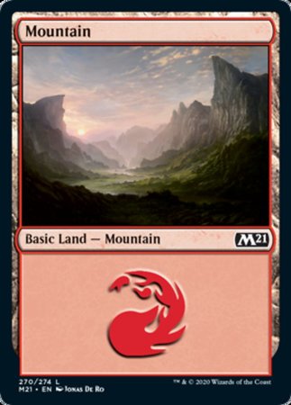 Mountain (270) [Core Set 2021] | Good Games Cannington