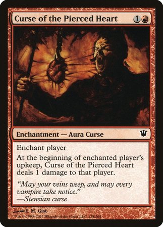 Curse of the Pierced Heart [Innistrad] | Good Games Cannington