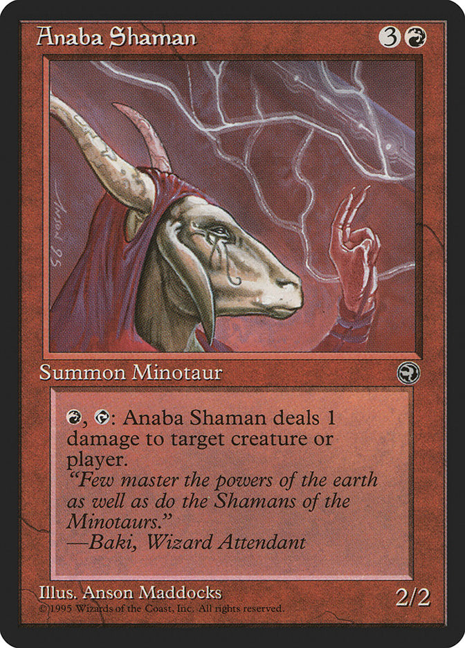Anaba Shaman (Baki Flavor Text) [Homelands] | Good Games Cannington