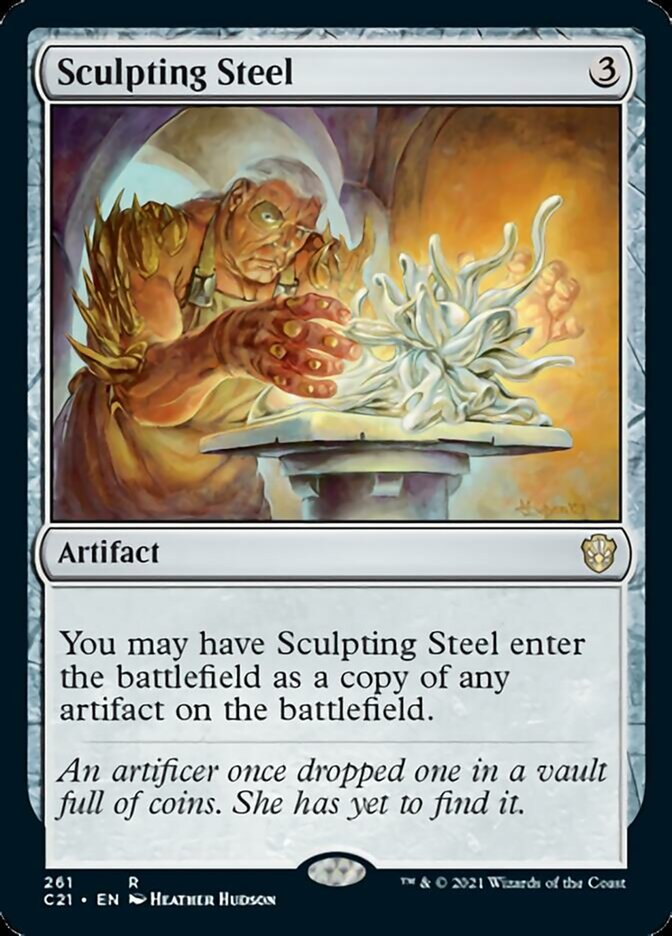 Sculpting Steel [Commander 2021] | Good Games Cannington