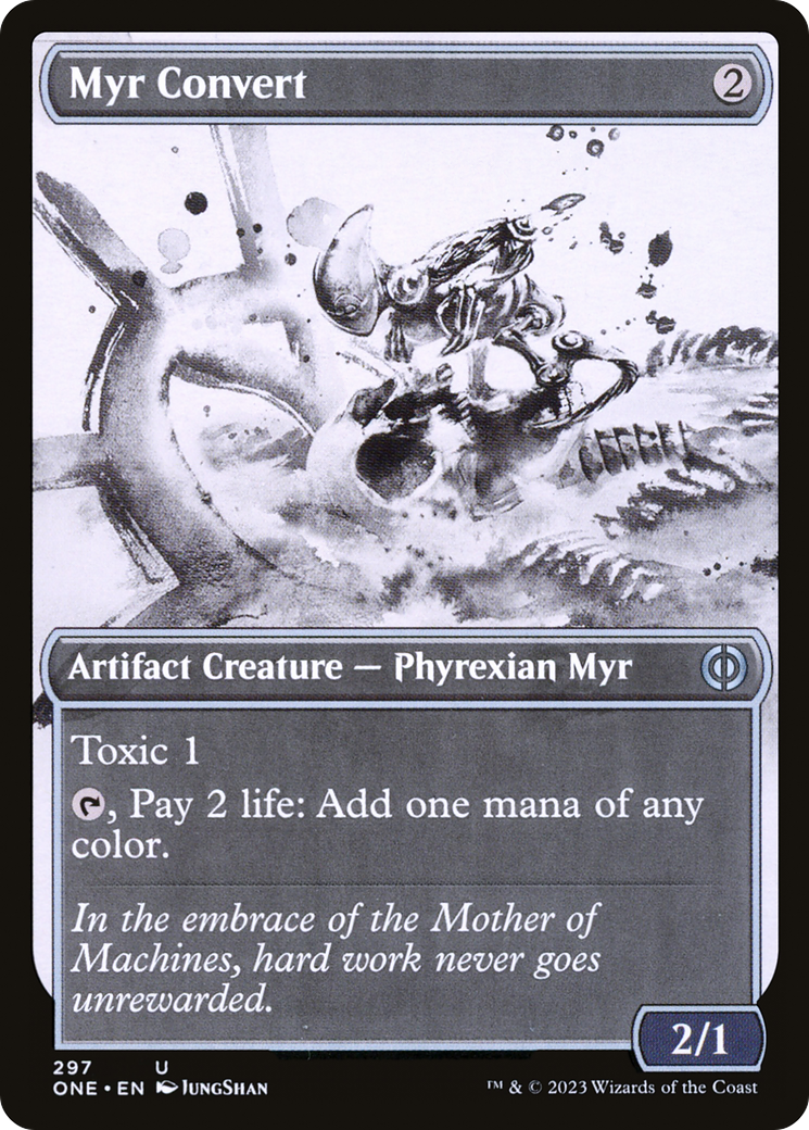 Myr Convert (Showcase Ichor) [Phyrexia: All Will Be One] | Good Games Cannington