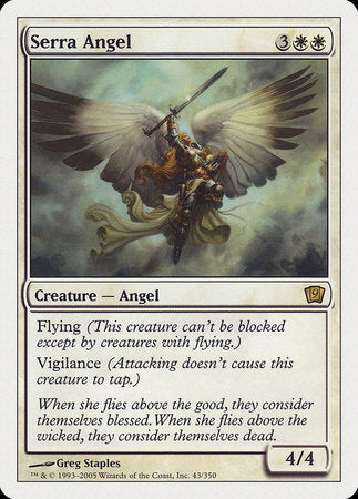 Serra Angel [Ninth Edition] | Good Games Cannington