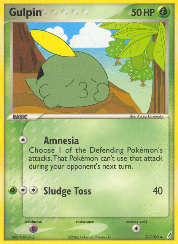 Gulpin (33/100) [EX: Crystal Guardians] | Good Games Cannington