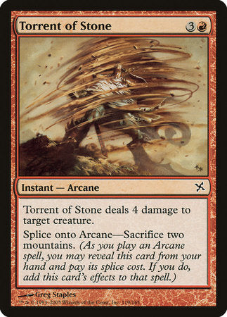 Torrent of Stone [Betrayers of Kamigawa] | Good Games Cannington