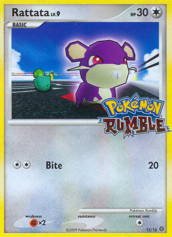 Rattata (15/16) [Pokémon Rumble] | Good Games Cannington