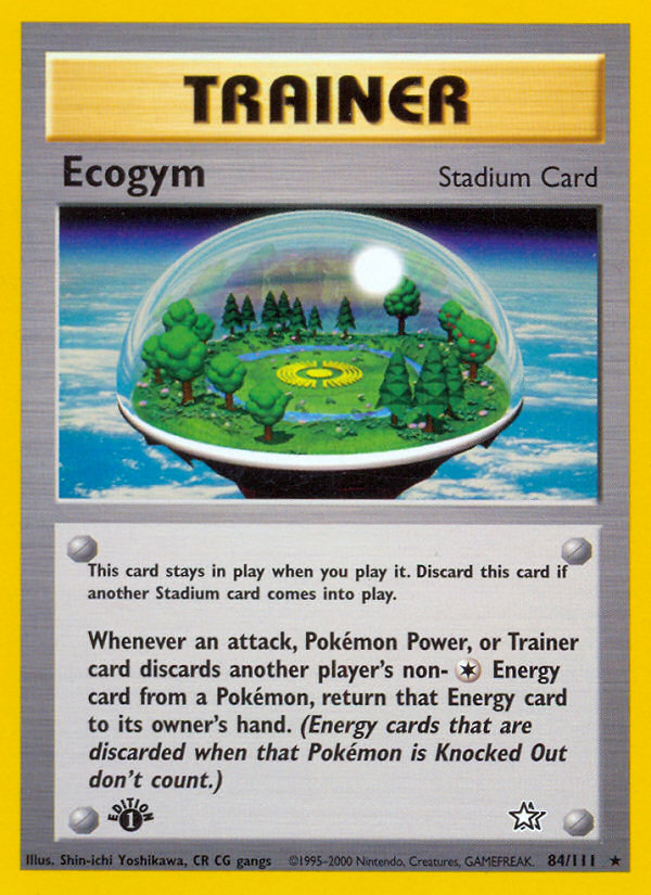 Ecogym (84/111) [Neo Genesis 1st Edition] | Good Games Cannington
