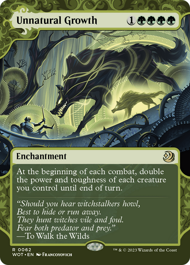 Unnatural Growth [Wilds of Eldraine: Enchanting Tales] | Good Games Cannington