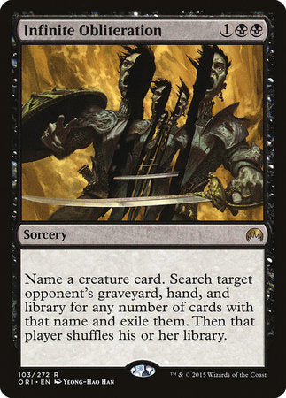 Infinite Obliteration [Magic Origins] | Good Games Cannington