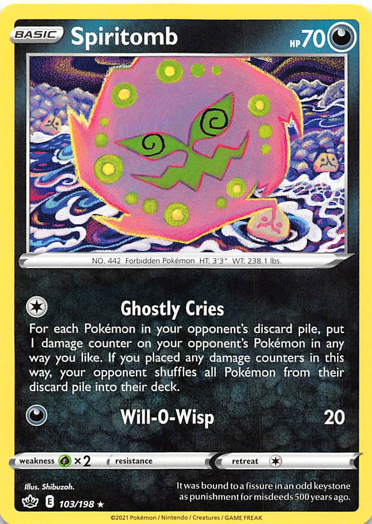 Spiritomb (103/198) [Sword & Shield: Chilling Reign] | Good Games Cannington