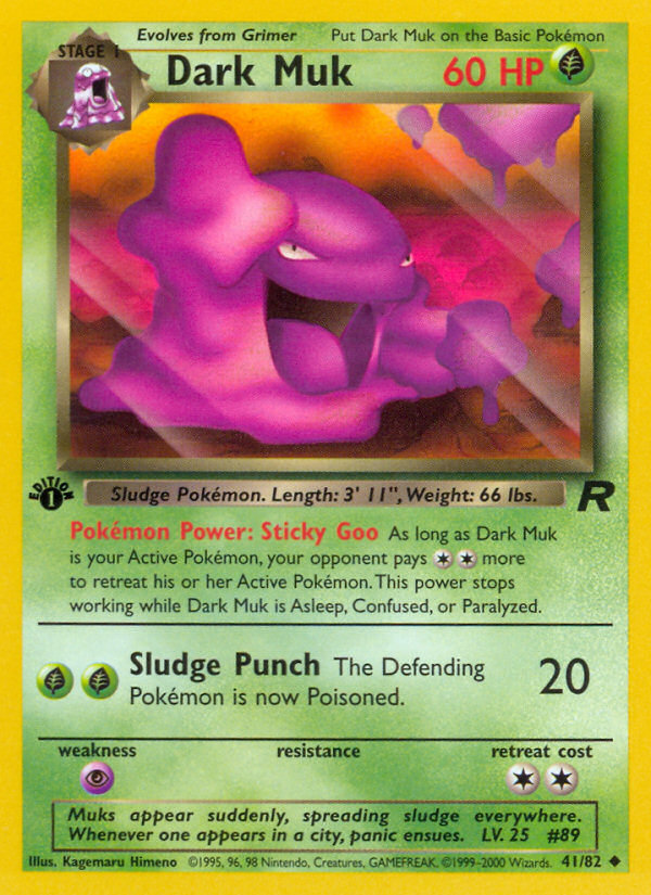 Dark Muk (41/82) [Team Rocket 1st Edition] | Good Games Cannington