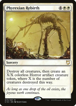 Phyrexian Rebirth [Commander 2018] | Good Games Cannington