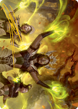 Dawnhart Wardens Art Card (Gold-Stamped Signature) [Innistrad: Midnight Hunt Art Series] | Good Games Cannington