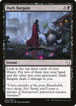 Dark Bargain [Dominaria] | Good Games Cannington