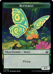 Butterfly // City's Blessing Double-Sided Token [March of the Machine Commander Tokens] | Good Games Cannington