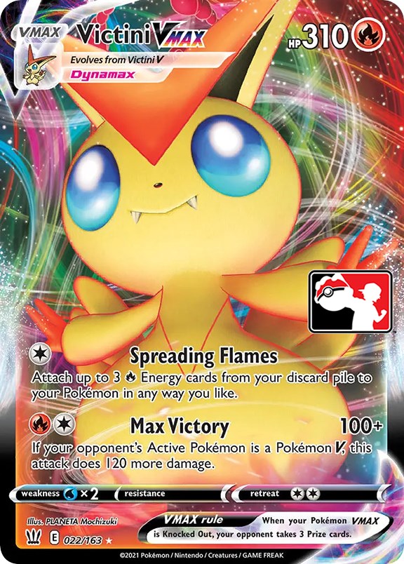 Victini VMAX (022/163) [Prize Pack Series One] | Good Games Cannington