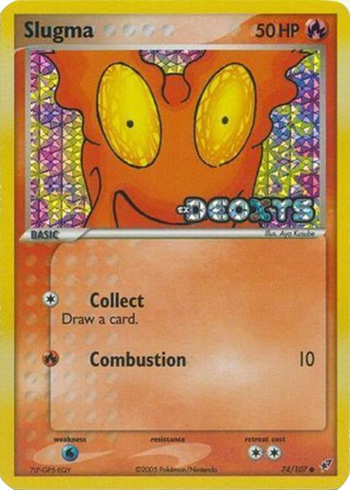 Slugma (74/107) (Stamped) [EX: Deoxys] | Good Games Cannington