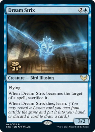 Dream Strix [Strixhaven: School of Mages Prerelease Promos] | Good Games Cannington