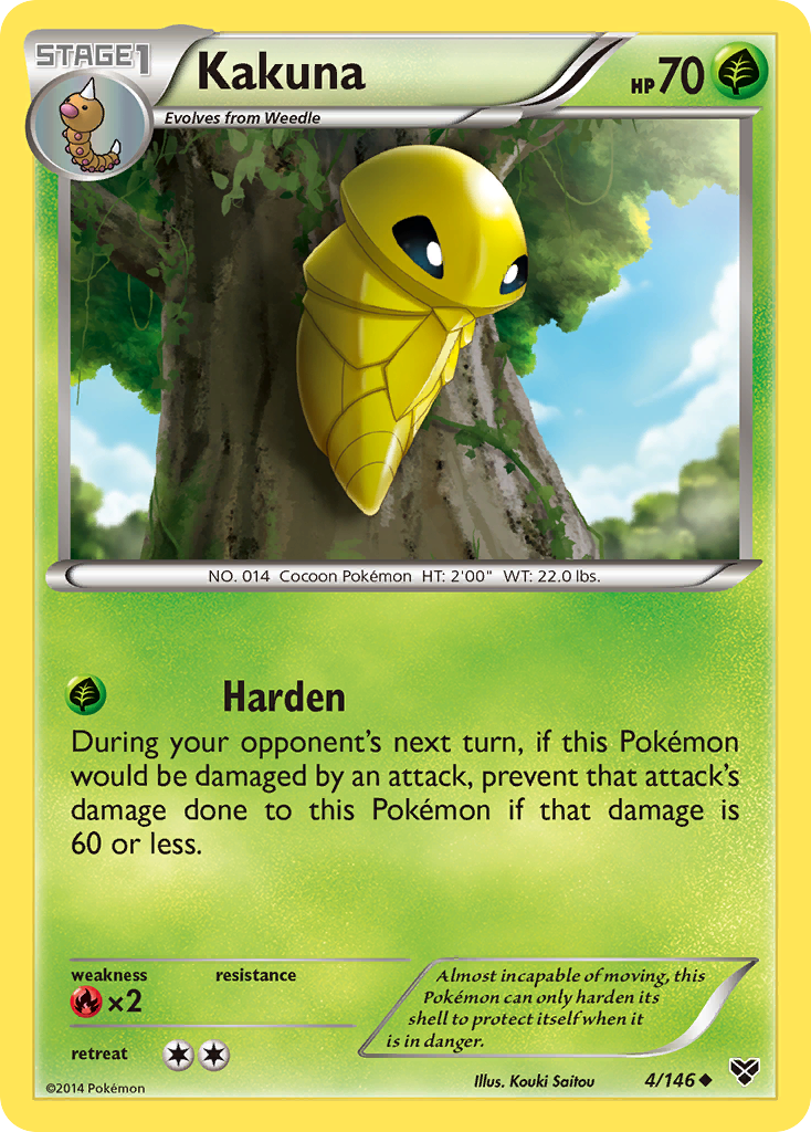Kakuna (4/146) [XY: Base Set] | Good Games Cannington