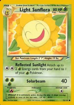 Light Sunflora (72/105) [Neo Destiny Unlimited] | Good Games Cannington