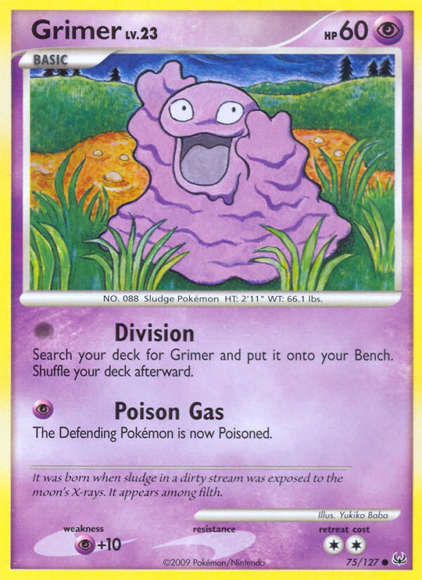 Grimer (75/127) [Platinum: Base Set] | Good Games Cannington