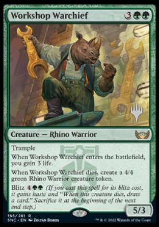Workshop Warchief (Promo Pack) [Streets of New Capenna Promos] | Good Games Cannington