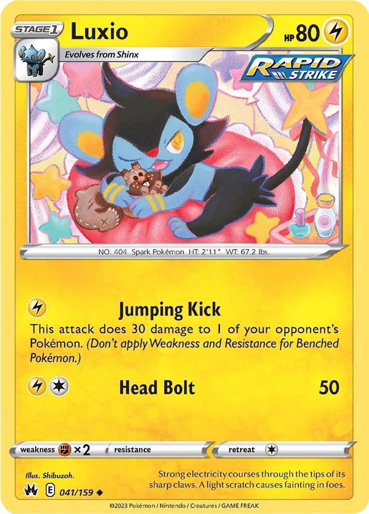Luxio (041/159) (41) [Sword & Shield: Crown Zenith] | Good Games Cannington