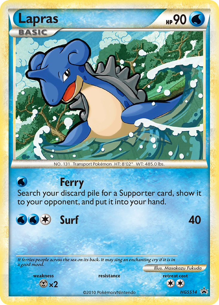 Lapras (HGSS14) [HeartGold & SoulSilver: Black Star Promos] | Good Games Cannington