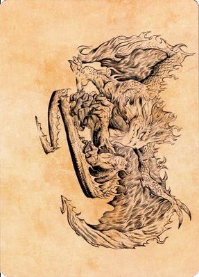 Miirym, Sentinel Wyrm Art Card [Commander Legends: Battle for Baldur's Gate Art Series] | Good Games Cannington