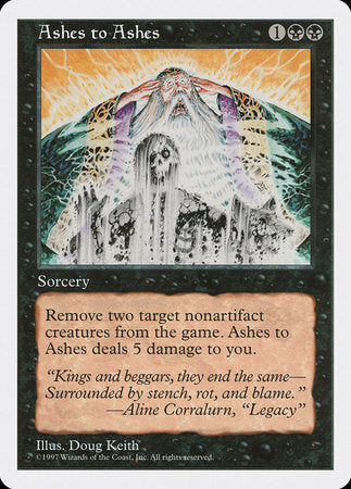 Ashes to Ashes [Fifth Edition] | Good Games Cannington