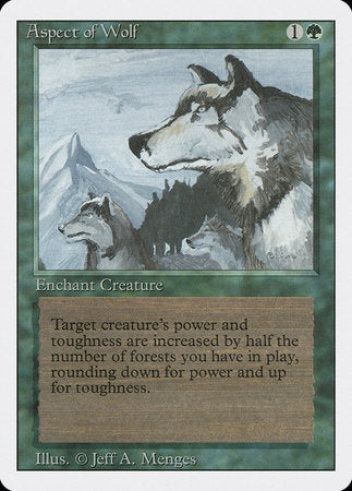 Aspect of Wolf [Revised Edition] | Good Games Cannington