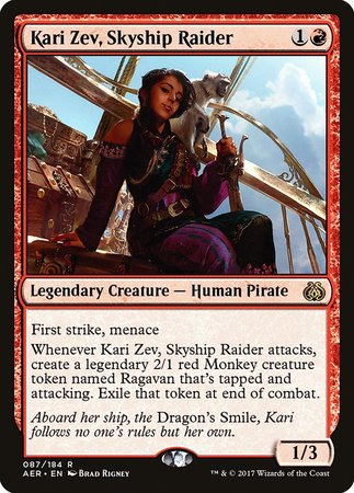 Kari Zev, Skyship Raider [Aether Revolt] | Good Games Cannington
