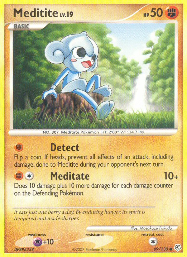 Meditite (89/130) [Diamond & Pearl: Base Set] | Good Games Cannington