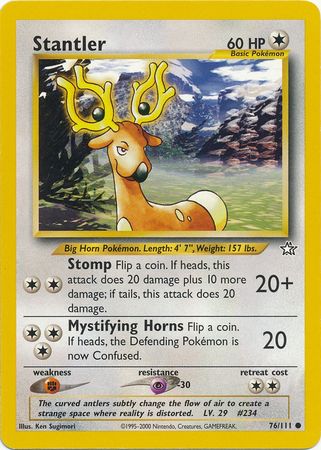 Stantler (76/111) [Neo Genesis Unlimited] | Good Games Cannington