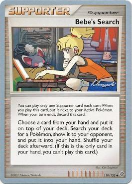 Bebe's Search (119/132) (Psychic Lock - Jason Klaczynski) [World Championships 2008] | Good Games Cannington