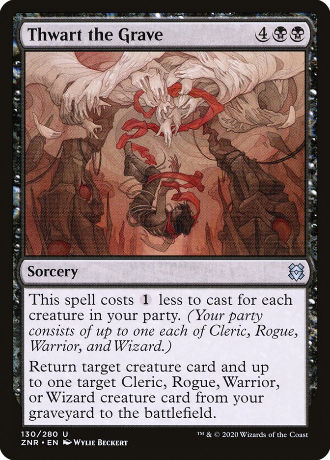 Thwart the Grave [Zendikar Rising] | Good Games Cannington