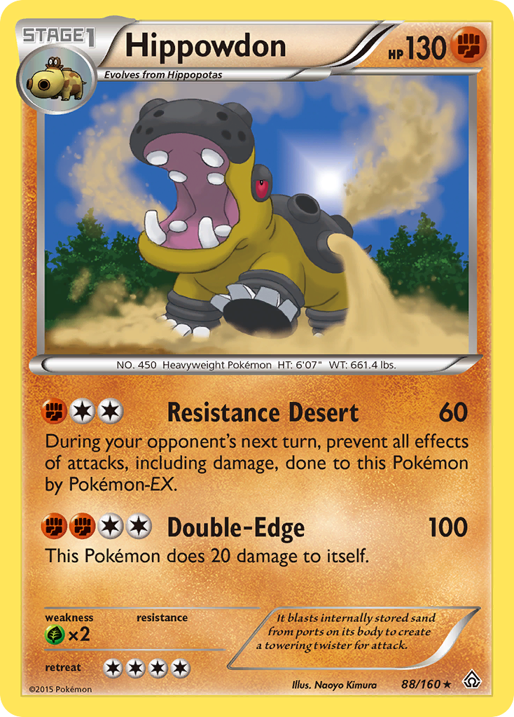 Hippowdon (88/160) [XY: Primal Clash] | Good Games Cannington