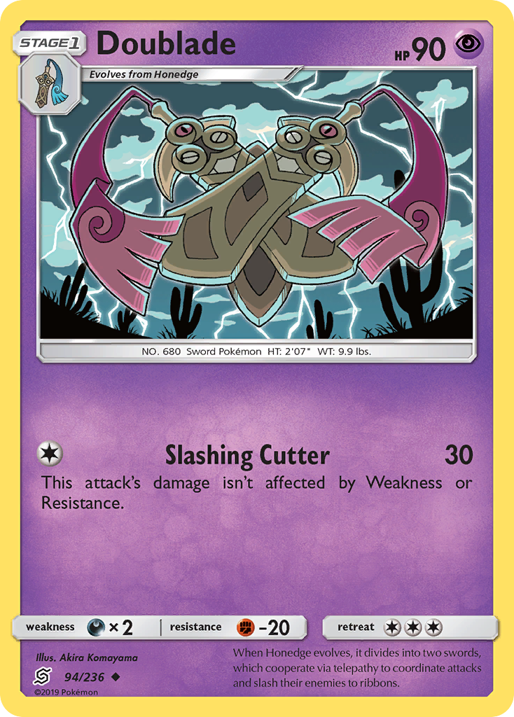 Doublade (94/236) [Sun & Moon: Unified Minds] | Good Games Cannington